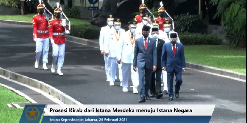 Jokowi Lantik Pasangan Gubernur-Wakil Gubernur Terpilih Di Tiga Daerah Ini