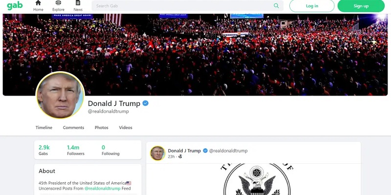 <i>Comeback</i> Ke Media Sosial, Trump Gencar Tolak Sidang Pemakzulan Yang Inkonstitusional