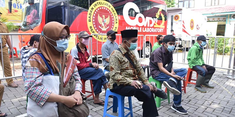 Tingkatkan Tracing Covid-19, BIN Gelar Test Usap Massal Di Tangerang Selatan