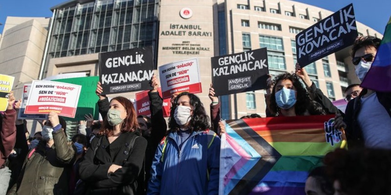 Erdogan Tuding Demo Mahasiswa Ditunggangi Aktor Lawan Politik