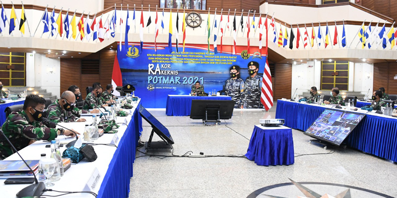TNI AL Kuatkan Insan Potmar Untuk Wujudkan Program Penanganan Covid-19