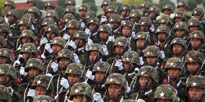 Rebut Kekuasaan, Militer Myanmar Deklarasikan Keadaan Darurat