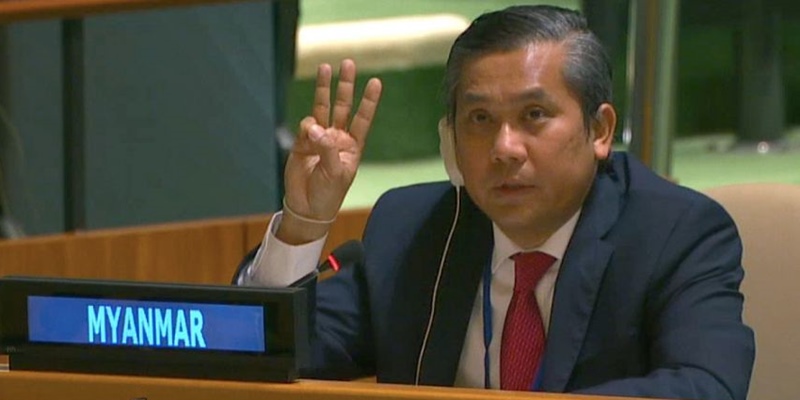Utusan Myanmar Di PBB Berbicara Penuh Emosi, Minta Dunia Internasional Bantu Hentikan Kudeta Militer