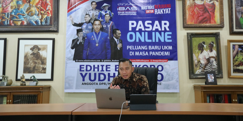 Beri Pelatihan UMKM, Ibas: Pasar Online Peluang Baru Di Masa Pandemi