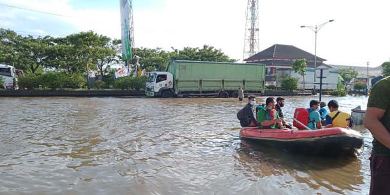 BPBD Kota Semarang Hanya Punya Lima Perahu Karet Untuk Evakuasi Korban Banjir