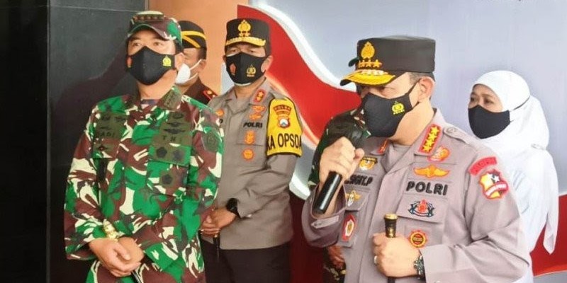 Kapolri Apresiasi Jatim Terbaik Tangani Covid-19