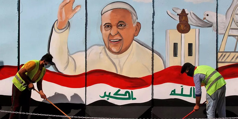 Kunjungi Bekas Benteng ISIS, Paus Panjatkan Doa Untuk Korban Perang