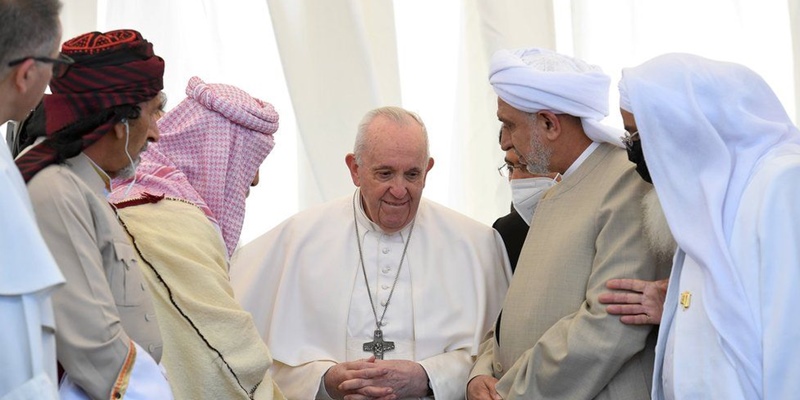 Bertemu Ulama Syiah Irak Dan Kunjungi Tempat Kelahiran Nabi Ibrahim, Paus Berterima Kasih Kepada Umat Muslim