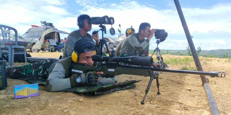 Cetak <i>Sniper</i> Terbaik, Yontaifib TNI AL Gelar Latihan Menembak