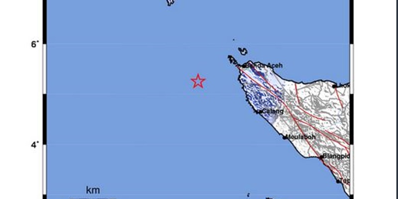 Sabang Diguncang Gempa M 4,8, Belum Ada Laporan Korban Jiwa