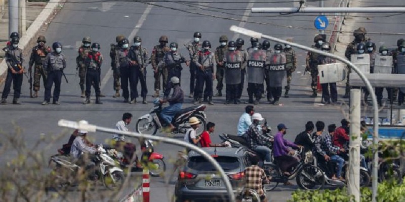 Dapat Tekanan Internasional, Junta Militer Myanmar Minta Polisi Tak Gunakan Amunisi Langsung