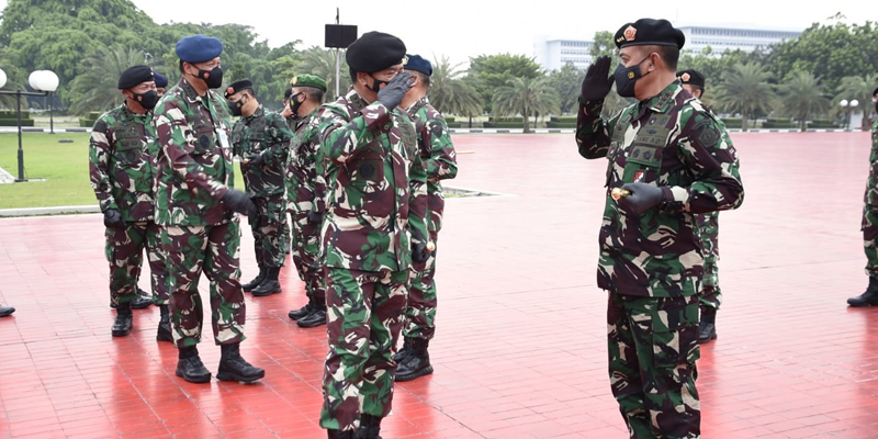 Panglima TNI Terima Laporan Kenaikan Pangkat 57 Pati, Salah Satunya Wakil KSAD