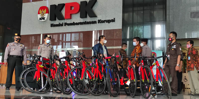 13 Sepeda Tiba Di Gedung KPK, Barang Bukti Kasus Edhy Prabowo?