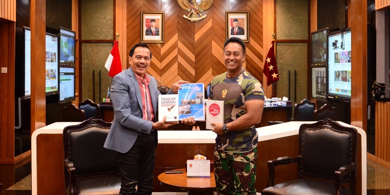 Bertemu KSAD, Chappy Hakim Bahas Peningkatan Kualitas Perwira TNI