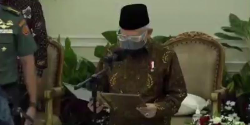 Lantik Pengurus MES, Wapres Maruf: Selamat, Semoga Dapat Antarkan Kejayaan Ekonomi Syariah Di Indonesia