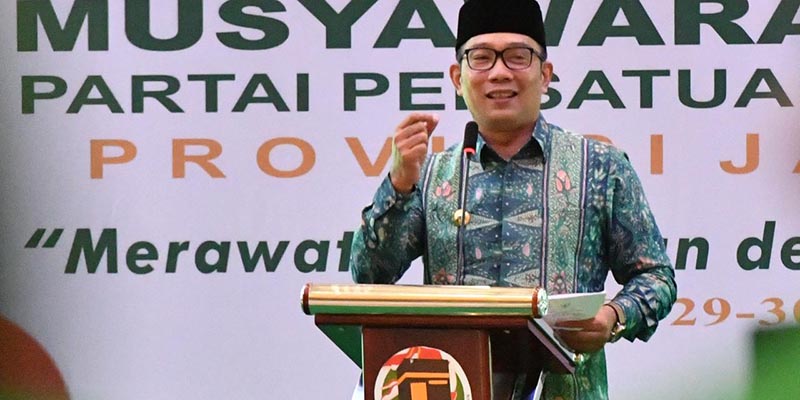Di Hadapan Suharso Monoarfa, Ridwan Kamil Tegaskan Komitmen Bantu PPP Di Pemilu 2024