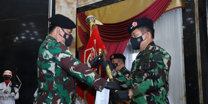 Marsda TNI Novyan Samyoga Resmi Jabat Pangkohanudnas