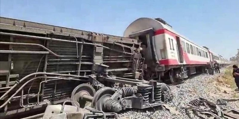 Tabrakan Kereta Api Mesir, 32 Tewas Puluhan Luka-luka