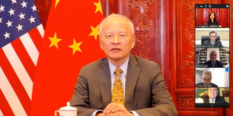Dubes Cui Tiankai: Ada Seribu Alasan Yang Bisa Membuat Hubungan AS-China Meningkat