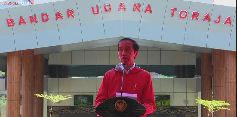 Jokowi Bongkar Perbincangannya Dengan Menhub Di Telepon Soal Pembangunan Bandara Tana Toraja