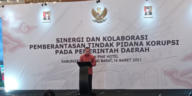 Di Jabar, Ketua KPK Ajak Bupati Dan Walikota Rapatkan Barisan Berantas Korupsi