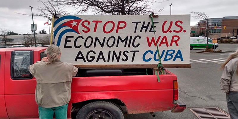 Masyarakat Di Tujuh Kota Kanada Bergabung Tuntut Diakhirinya Blokade Ekonomi AS Terhadap Kuba