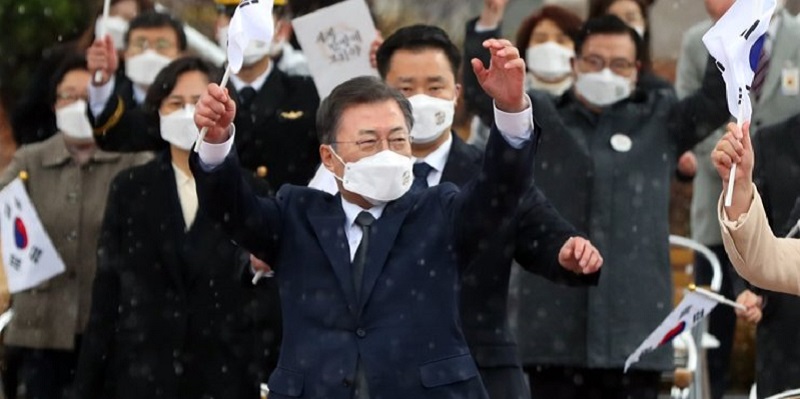 Presiden Moon Jae-in Berharap Olimpiade Tokyo Jadi Momentum Perdamaian Semenanjung Korea