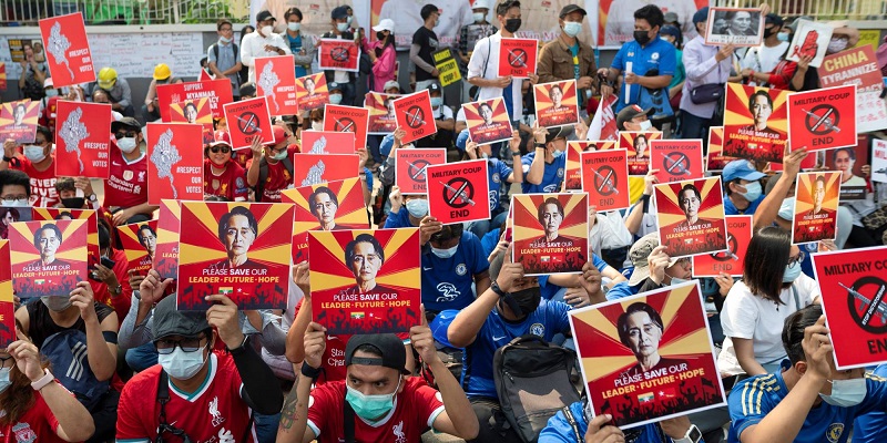 Aktivis Minta Warga Myanmar Kompak Lawan Junta Selama Perayaan Tahun Baru Thingyan
