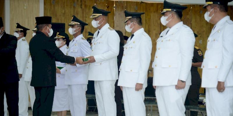 Walau Berduka, Gubernur Edy Lantik Kepala Daerah Pemenang Pilkada Di Sumatera Utara