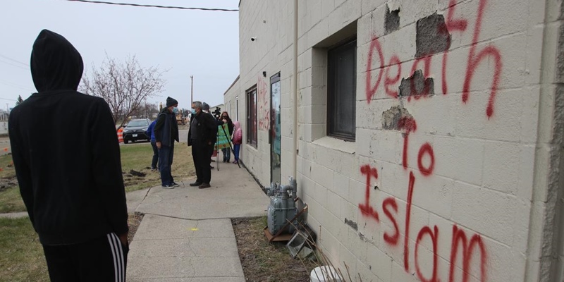 Polisi AS Buru Pelaku Vandalisme Selama Ramadhan Di Masjid Minessota