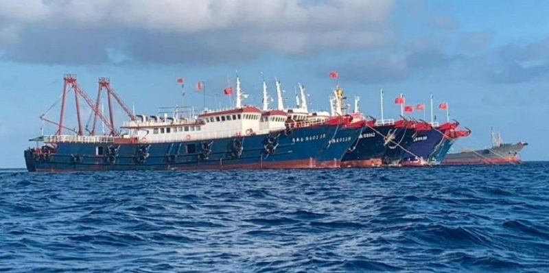 Militer Filipina Identifikasi Struktur Ilegal Dekat Ratusan Kapal China Di Laut China Selatan