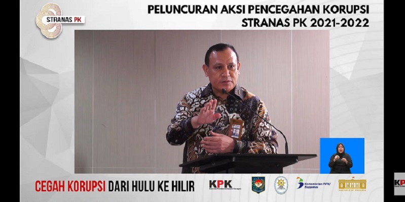 Pesan Firli Untuk Gubernur Se-Indonesia: Investasi Jangan Dipersulit Dan Jangan Meminta <i>Fee</i>