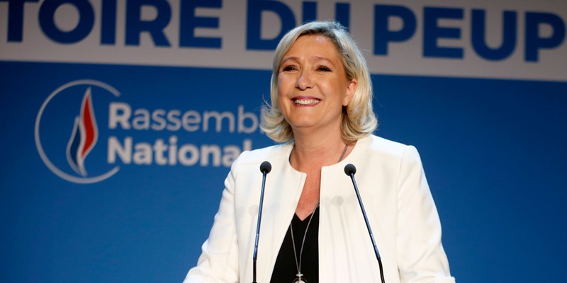 Politikus Anti-Islam Marine Le Pen Resmi Maju Di Pilpres Prancis 2022