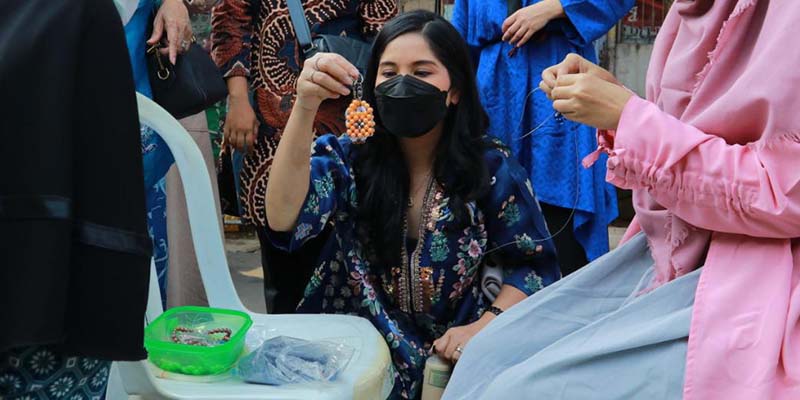 Hari Kartini, Anisa Pohan Pimpin Srikandi Demokrat Bantu Modal Usaha UMKM Difabel Perempuan