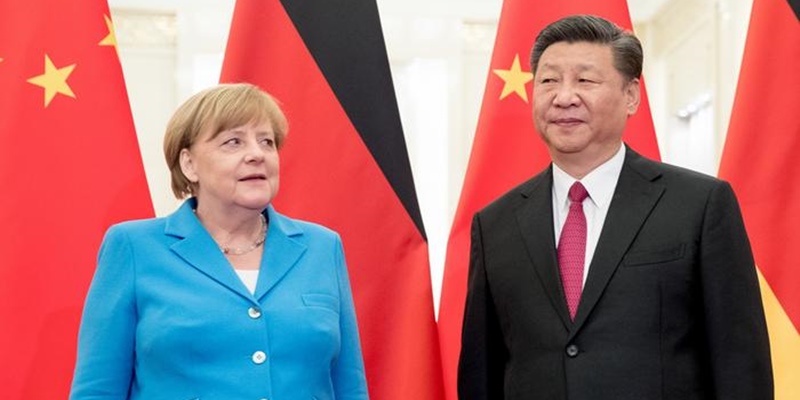 Xi Jinping Bujuk Angela Merkel, Ajak Jerman Dan UE Bekerja Sama Dengan China