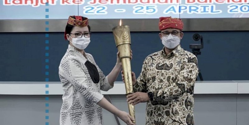 Kirab Obor Paskah, Anies: Jakarta Adalah Tempat Bertemunya Keberagaman