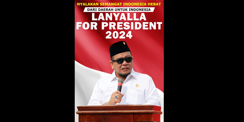 Beredar Poster La Nyalla For Presiden 2024