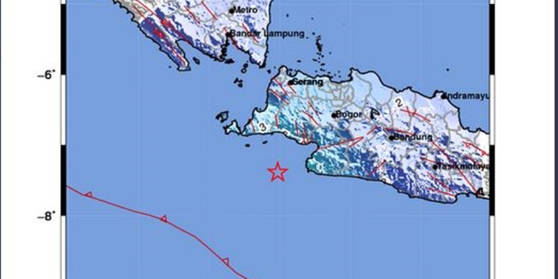 Lebak Banten Diguncang Gempa M 5,1, Terasa Hingga Sukabumi Dan Jakarta