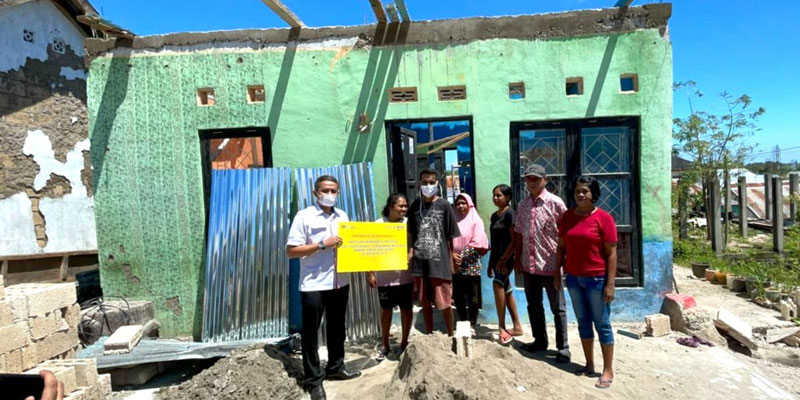 BTN Bantu Renovasi Ratusan Rumah Terdampak Bencana Siklon Seroja di Kupang