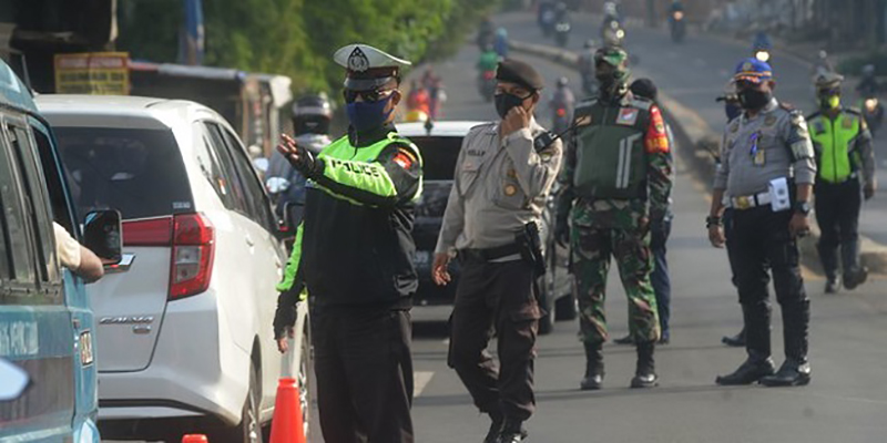 166.734 Personel Gabungan TNI-Polri Diturunkan Amankan Larangan Mudik