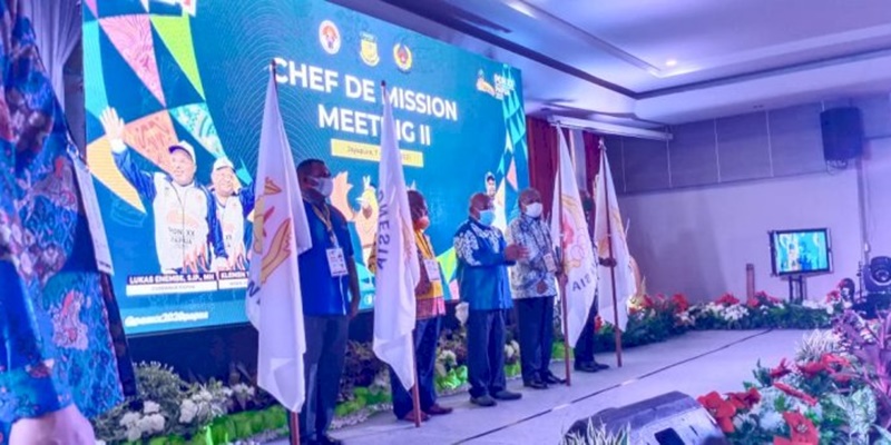 Buka CdM PON XX Papua, Lukas Enembe Anggap Anugerah Yang Belum Tentu Terulang