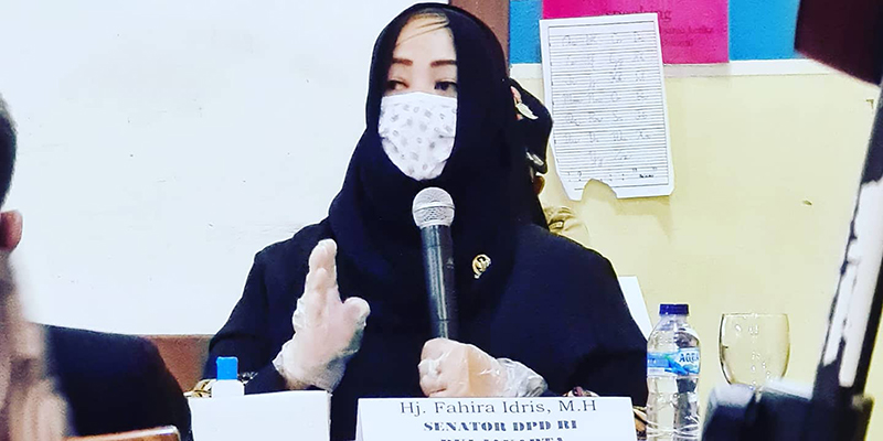 Klaster Perkantoran Meningkat, Fahira Idris: Jangan Euforia Dengan Vaksinasi