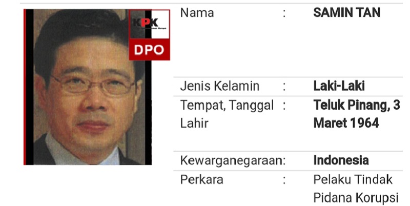 KPK Berhasil Tangkap Buronan Samin Tan Di Jakarta