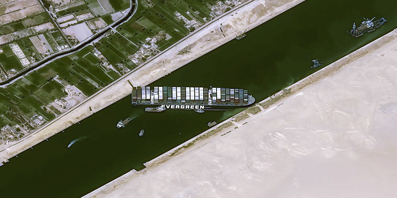 Total Kerugian Insiden Kapal Ever Given Di Terusan Suez Capai 1 Miliar Dolar