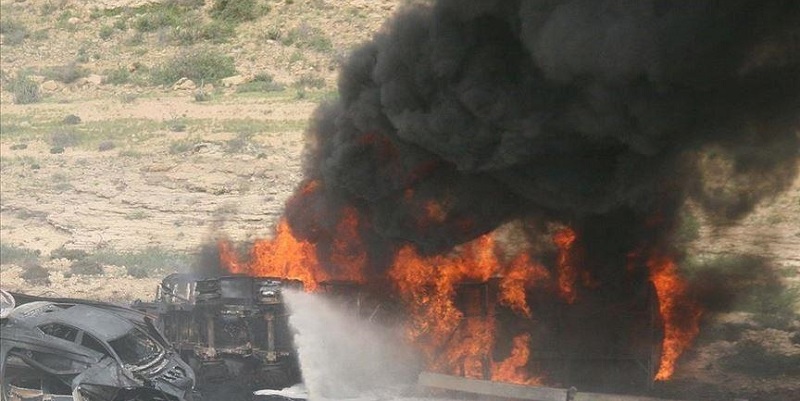 Puluhan Truk Tanki Bahan Bakar Meledak, Afghanistan Diselimuti Asap Tebal