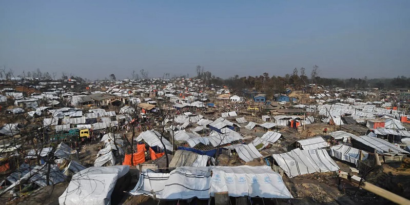 Bangladesh Lockdown Lima Kamp Pengungsi Rohingya
