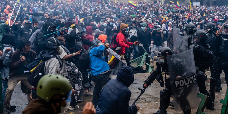 Kelompok HAM: Ratusan Orang Menghilang Selama Protes Anti-Pemerintah Di Kolombia