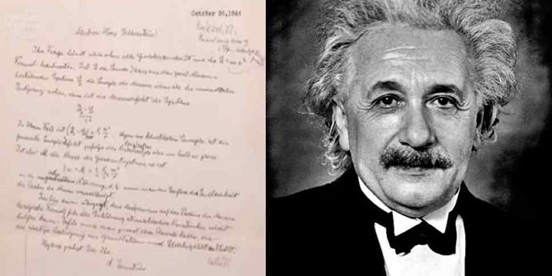 Surat Tulisan Tangan Albert Einstein Berisi "E=mcÂ²" Terjual Seharga Rp 17,8 Miliar
