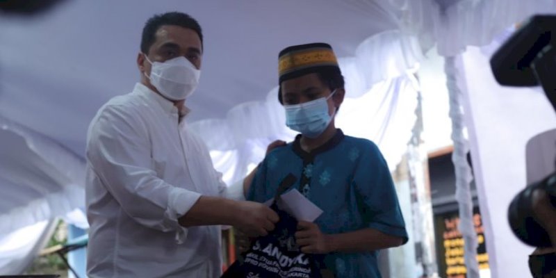 Peduli Di Tengah Pandemi Covid-19, Wagub DKI Santuni Anak Yatim