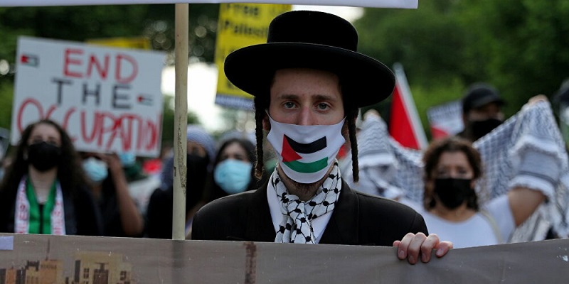 Kelompok Yahudi Anti-Israel Ikut Dalam Aksi Solidaritas Bersama Rakyat Palestina Di Washington DC